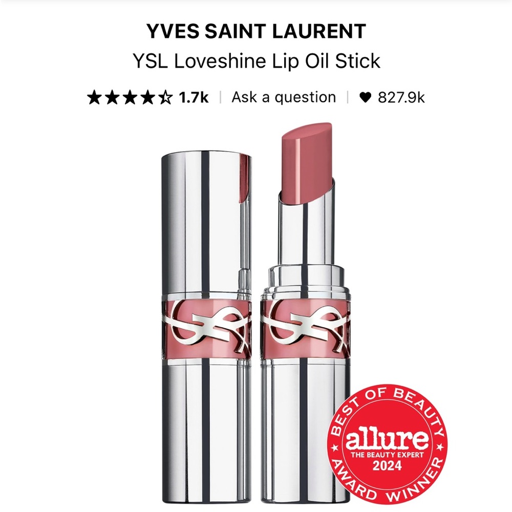Yves Saint Laurent Loveshine Lip Oil Stick - Soft Pink